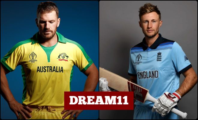 Australia vs England Dream11 Team Semifinal 2 CWC 2019