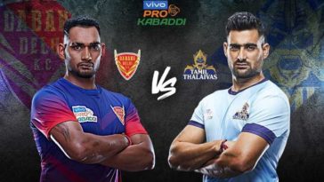 Dabang Delhi K.C. vs Tamil Thalaivas Dream11 Team Match 9 Pro Kabaddi 2019