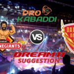 Gujarat Fortunegiants vs Dabang Delhi K.C. Dream11 Team Match 20 Pro Kabaddi 2019