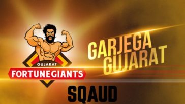 Gujarat Fortunegiants Team Squad Player List Pro Kabaddi League