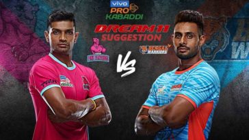 Jaipur Pink Panthers vs Bengal Warriors Dream11 Team Match 13 Pro Kabaddi 2019