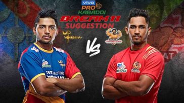 UP Yoddha vs Gujarat Fortunegiants Dream11 Team Match 10 Pro Kabaddi 2019