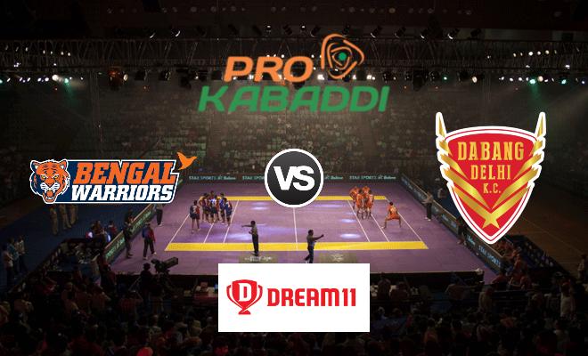 Bengal Warriors vs Dabang Delhi KC Dream11 Team Match 46 Pro Kabaddi 2019