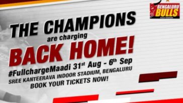 Bengaluru Bulls Pro Kabaddi 2019 Ticket Booking BookMyShow