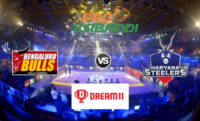 Bengaluru Bulls vs Haryana Steelers Dream11 Team Match 36 Pro Kabaddi 2019