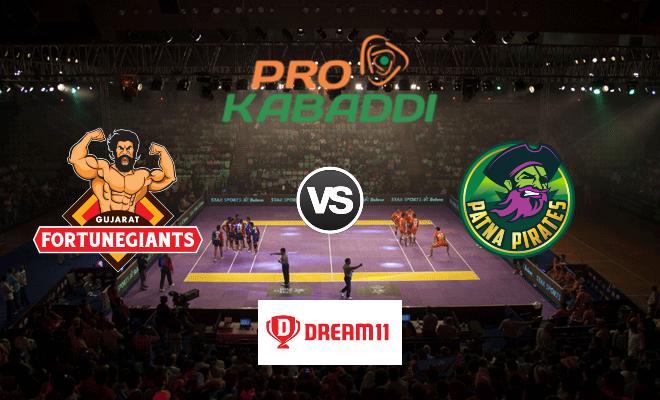 Gujarat Fortunegiants vs Patna Pirates Dream11 Team Prediction Match 54 Pro Kabaddi 2019