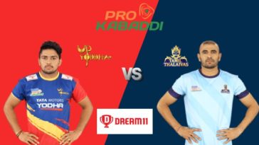 UP Yoddha vs Tamil Thalaivas Dream11 Team Match 29 Pro Kabaddi 2019
