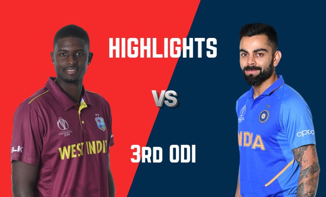 VIDEO Highlights West Indies vs India 3rd ODI India Tour of West Indies 2019