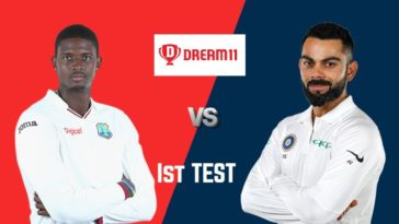 WI vs IND Dream11 Team 1st Test India Tour of West Indies 2019