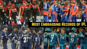 Most Embarrassing Records by an IPL Teams