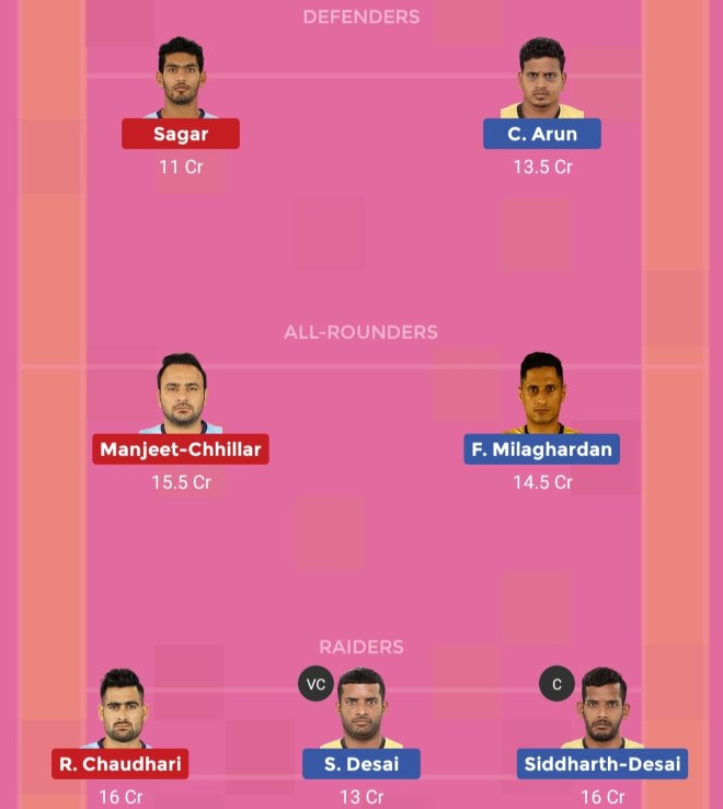 Telugu Titans vs Tamil Thalaivas Dream11 Team Prediction Match 72 Pro Kabaddi 2019