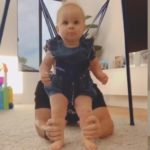 Watch: David Warner making his ten-month-old Daughter dance