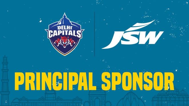 Delhi Capitals announces JSW Group as the principal sponsor for IPL 2020