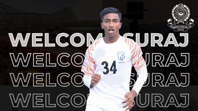 Mohammedan Sporting sign Suraj Rawat