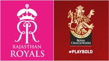 IPL 2020: RCB and RR exchange friendly banter for using the incorrect logo