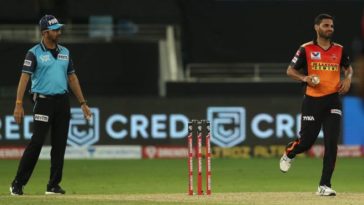 IPL 2020: Last-minute Bhuvneshwar Kumar injury update before the match against Mumbai Indians