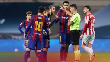 Lionel Messi suspended for 2 matches for hitting Asier Villalibre