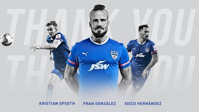 ISL 2020-21: Kristian Opseth, Fran González and Xisco Hernandez leave Bengaluru FC