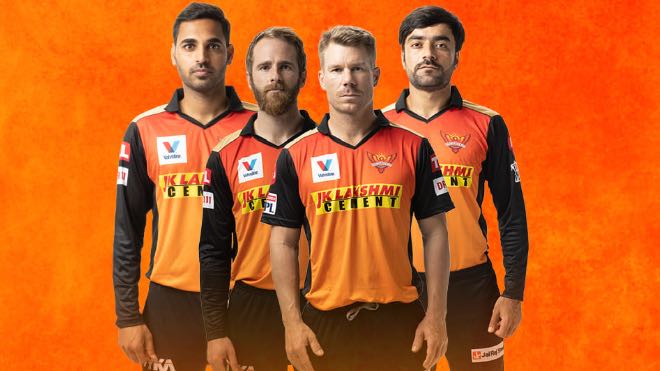 Sunrisers Hyderabad IPL 2021 Jersey