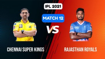 IPL 2021 Match 12 CSK vs RR Match Preview, Head to Head and Playing XI