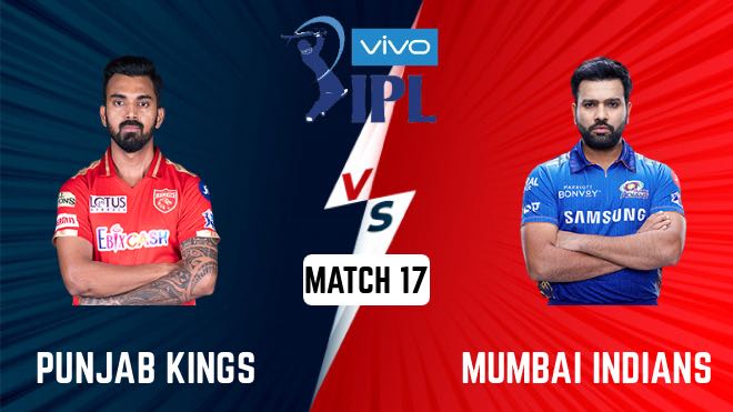 IPL 2021 Match 17 PBKS vs MI Match Preview, Head to Head and Playing XI