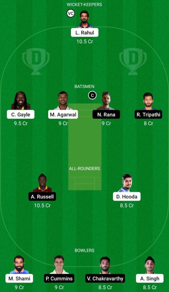 IPL 2021 Match 21 PBKS vs KKR Dream11 Team Prediction, Playing XI, Top Picks, Captain and Vice-captain