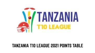 Tanzania T10 League 2021 Points Table and Team Standings
