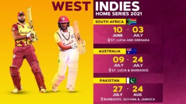 West Indies to host South Africa, Australia and Pakistan in summer home season