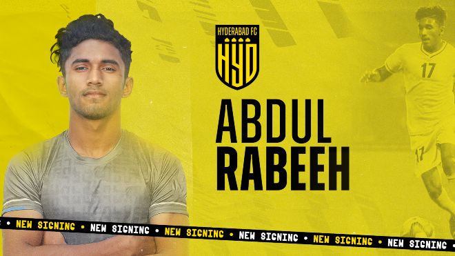 ISL 2021-22: Hyderabad FC sign winger Abdul Rabeeh AK