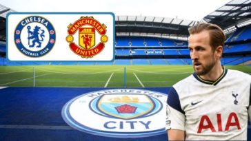 Manchester City make a whopping £100 million bid for Harry Kane; Chelsea and Manchester United also interested