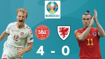 UEFA Euro 2020: Denmark put 4 past Wales to progress through to the quarterfinals