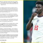 Bukayo Saka writes an emotional letter about the 'racism' he had to face