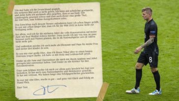 German Football star Toni Kroos bid adieu to International Football