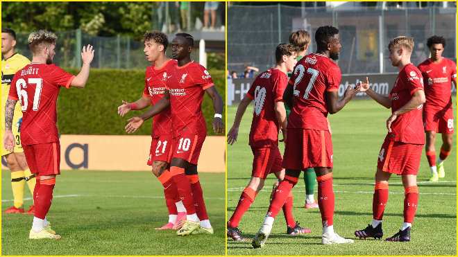 Liverpool youngsters shine in pre-season training at Austria