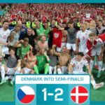 UEFA Euro 2020: Denmark overcome the Czech Republic challenge to go into the semifinals