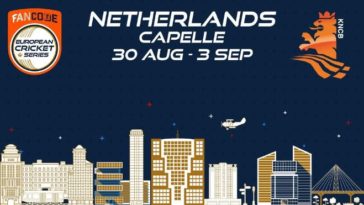 ECS T10 Capelle 2021 Points Table: ECS Netherlands, Capelle 2021 Standings