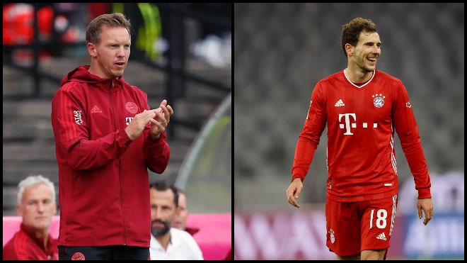 Julian Nagelsmann is confident Leon Goretzka will stay at Bayern Munich