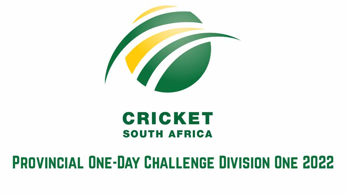 CSA Provincial One-Day Challenge Division One 2022 Points Table and Team Standings