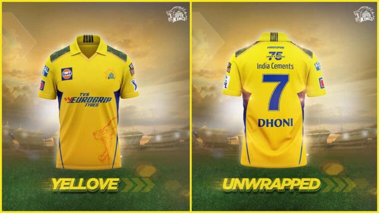 Chennai Super Kings unveil new-look jersey for IPL 2022