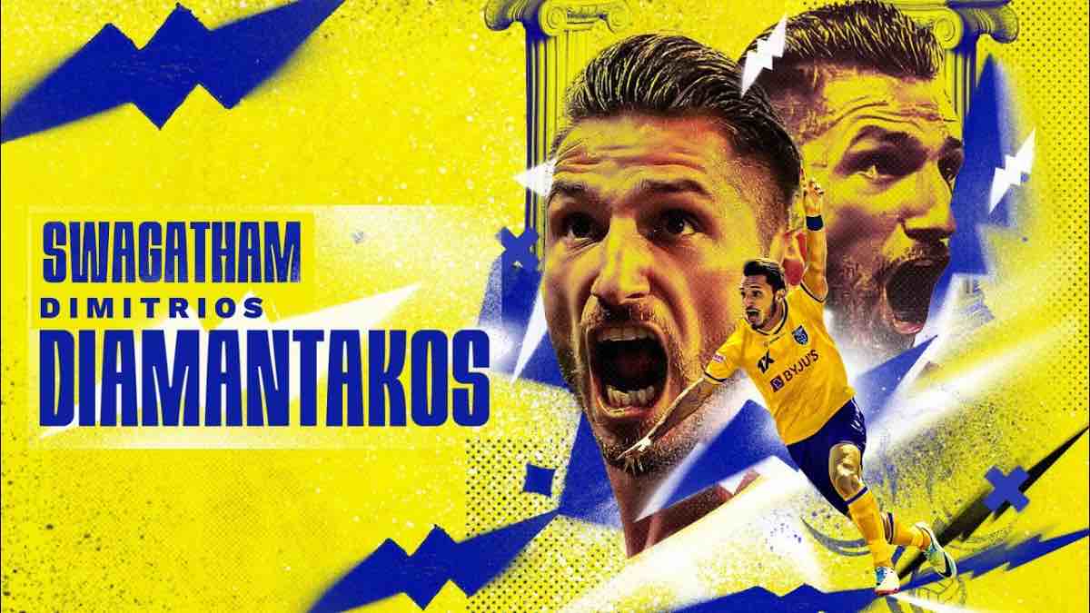 ISL 2022-23: Kerala Blasters FC sign Greek striker Dimitrios Diamantakos |  The Sports News