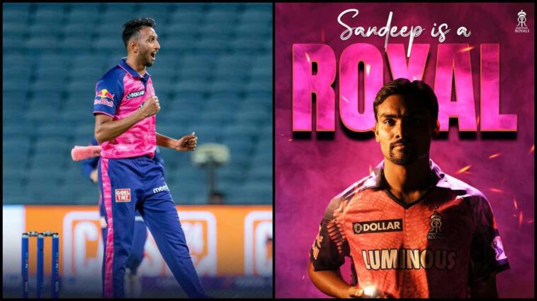 IPL 2023: Rajasthan Royals announce the signing of Sandeep Sharma as a replacement for injured Prasidh Krishna