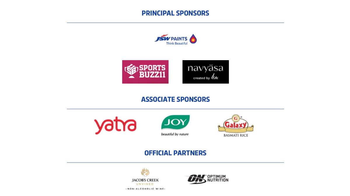 WPL 2023 Delhi Capitals Sponsors