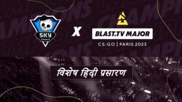 Skyesports secures Exclusive Hindi Broadcasting Rights for the BLAST.tv Paris Major 2023
