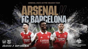 Arsenal to play Barcelona in Los Angeles on July 26