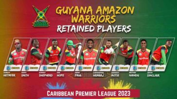 CPL 2023: Guyana Amazon Warriors confirm retentions for 2023 Caribbean Premier League