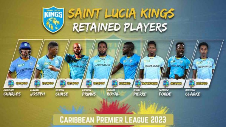 CPL 2023: Saint Lucia Kings confirm retentions for 2023 Caribbean Premier League