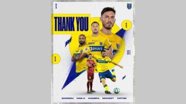 ISL 2023-24: Victor Mongil, Apostolos Giannou, Ivan Kaliuzhnyi, Harmanjot Khabra and Muheet Khan part ways with Kerala Blasters FC