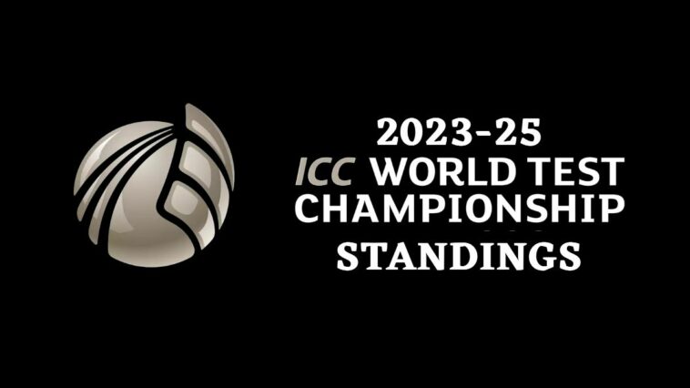 WTC 2023-25: 2023-25 ICC World Test Championship Standings and Points Table