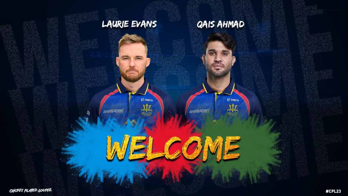 CPL 2023: Laurie Evans and Qais Ahmad join Barbados Royals