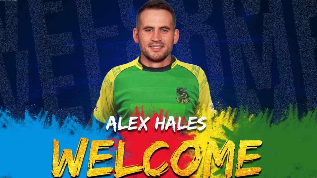 CPL 2023: Alex Hales joins Jamaica Tallawahs as Naveen ul Haq replacement
